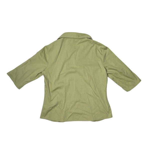 Transform Green Textured Button-Up - Picture 2 of 4